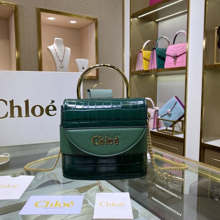 Chloe Tote bag Blue 01A