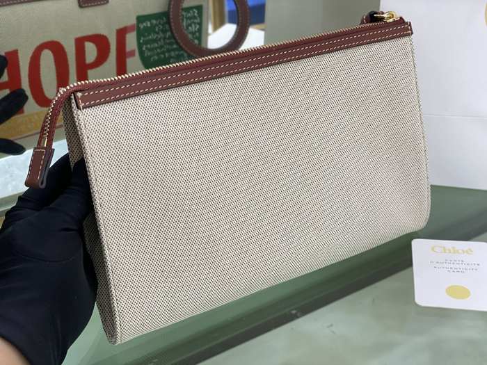 Chloe Tote bag with artistic design Grey 01A