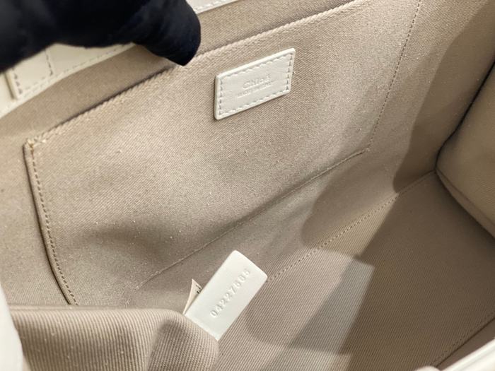 Chloe Tote bag with minimalist design Beige 01A