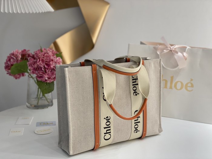 Chloe Tote bag with stylish design Beige 01A 2