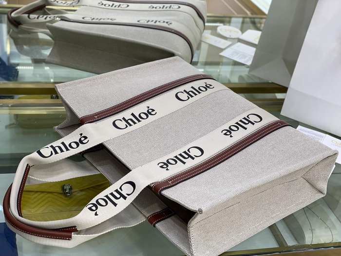 Chloe Tote bag with stylish design Beige 01A 3