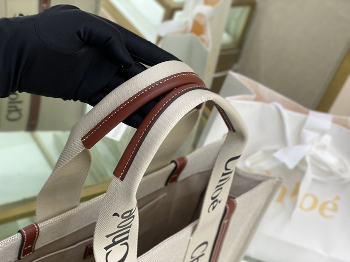 Chloe Tote bag with stylish design Beige 01A 3