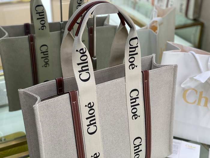 Chloe Tote bag with stylish design Beige 01A 3
