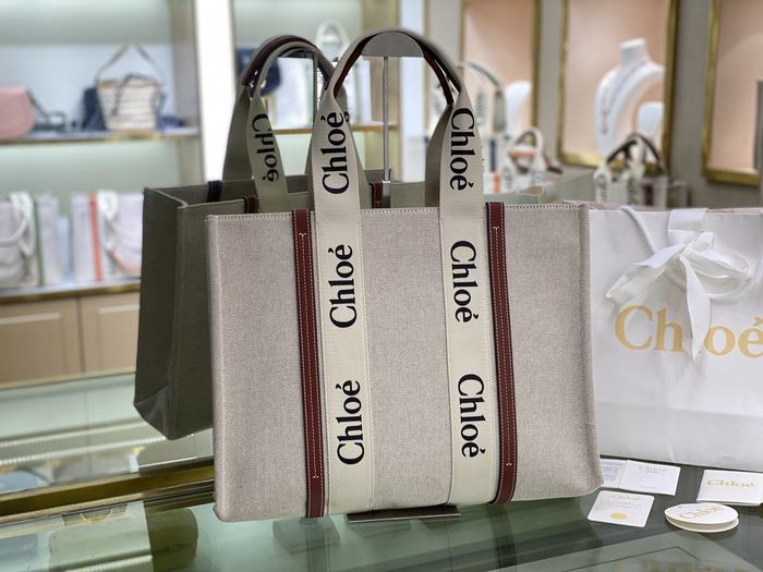 Chloe Tote bag with stylish design Beige 01A 3