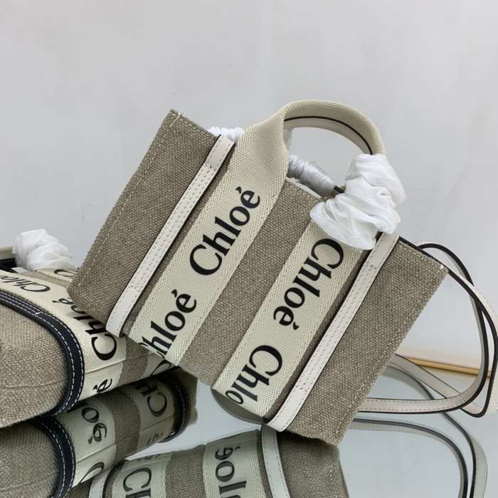 Chloe Tote bag with stylish design Beige 01A