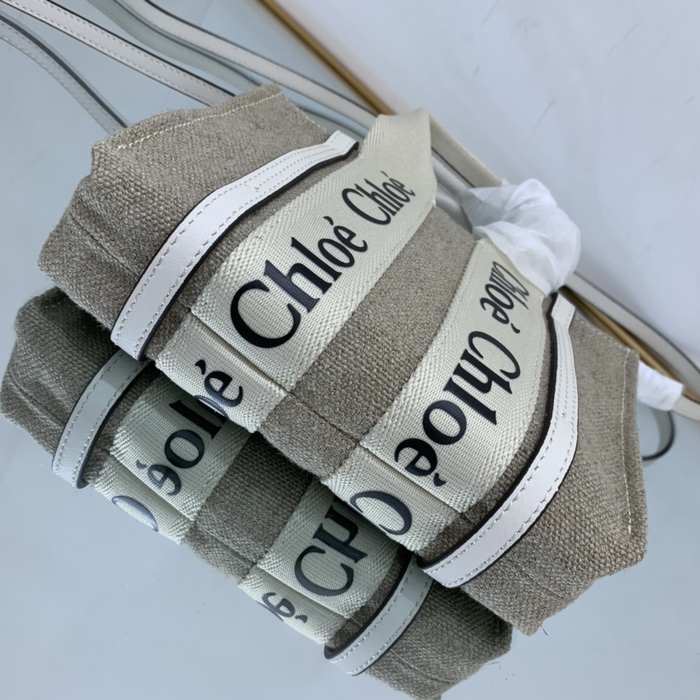 Chloe Tote bag with stylish design Beige 01A