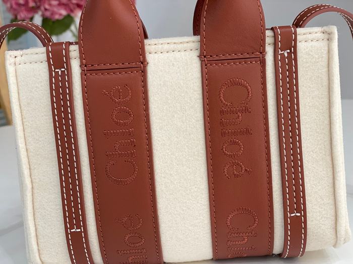 Chloe Tote bag with stylish design Brown 01A