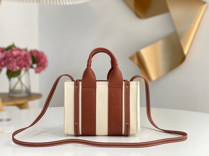 Chloe Tote bag with stylish design Brown 01A