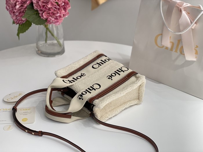 Chloe Tote bag with stylish details Beige 01A