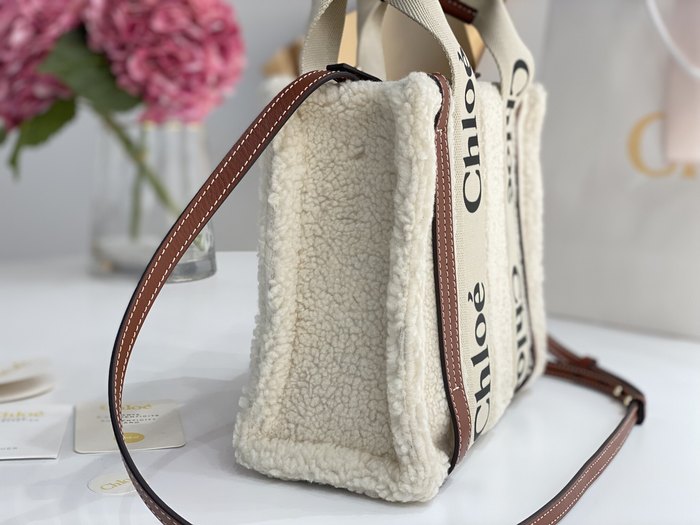 Chloe Tote bag with stylish details Beige 01A