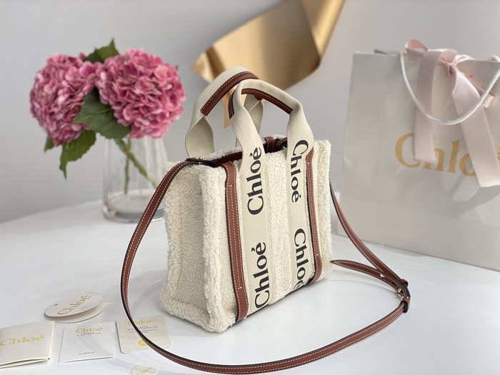 Chloe Tote bag with stylish details Beige 01A