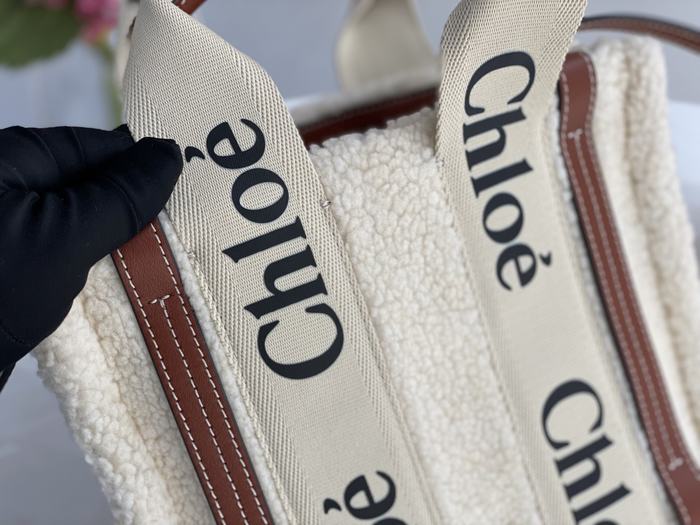 Chloe Tote bag with stylish details Beige 01A