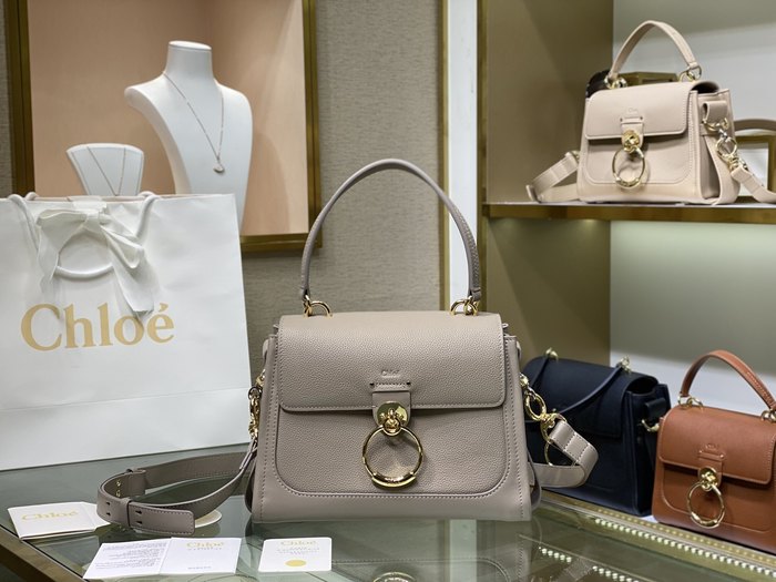 Chloe Tote bag with stylish features Blue 01A