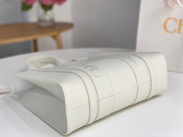 Chloe Tote bag with stylish traits Tan 01A