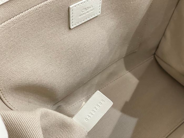 Chloe Tote bag with stylish traits Tan 01A