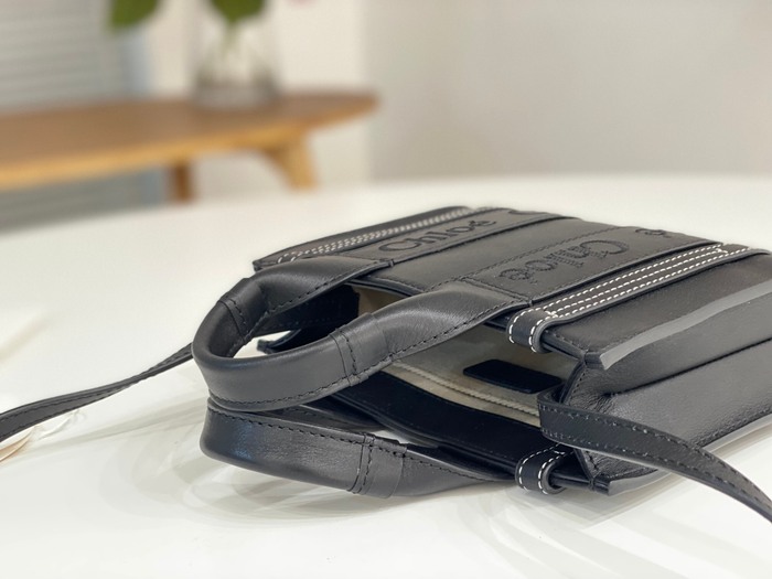 Chloe Tote bag with stylish traits Yellow 01A