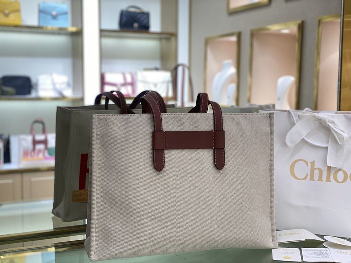 Chloe Tote style 14 Beige 01A