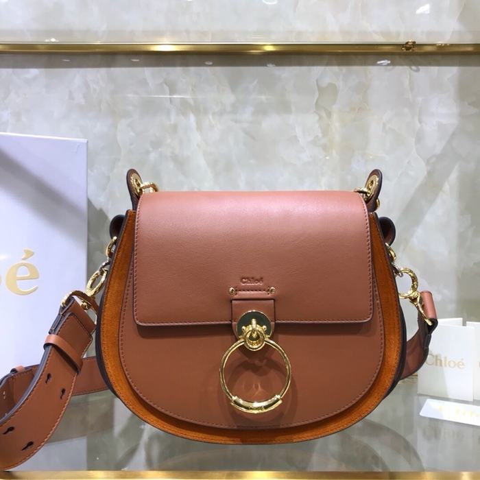 Chloe Tote style 25 Burgundy 01A