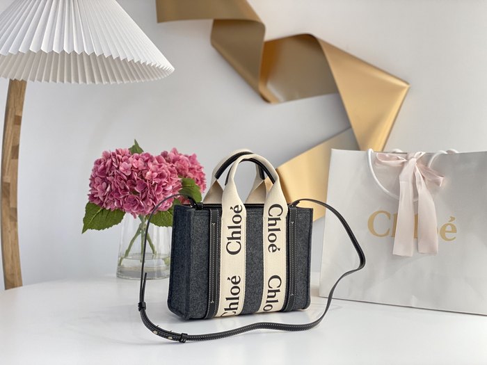 Chloe Tote style 80 Navy 01A