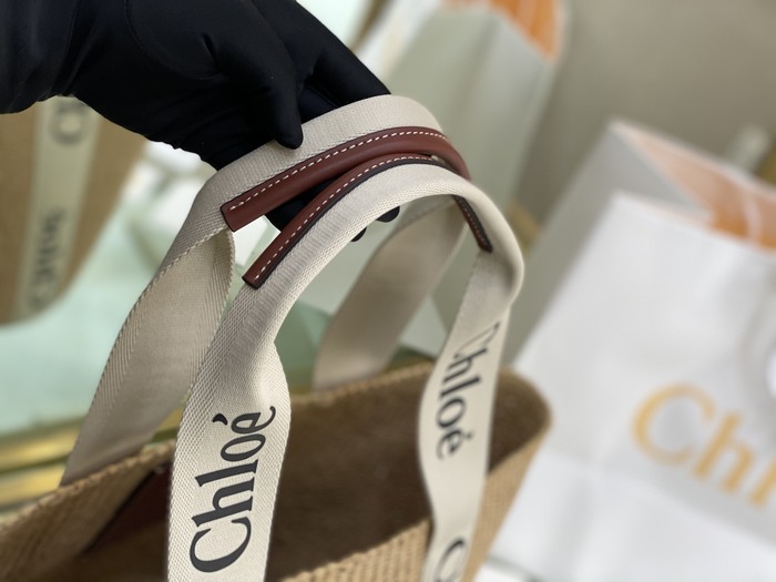 Chloe Tote with stylish design Beige 01A