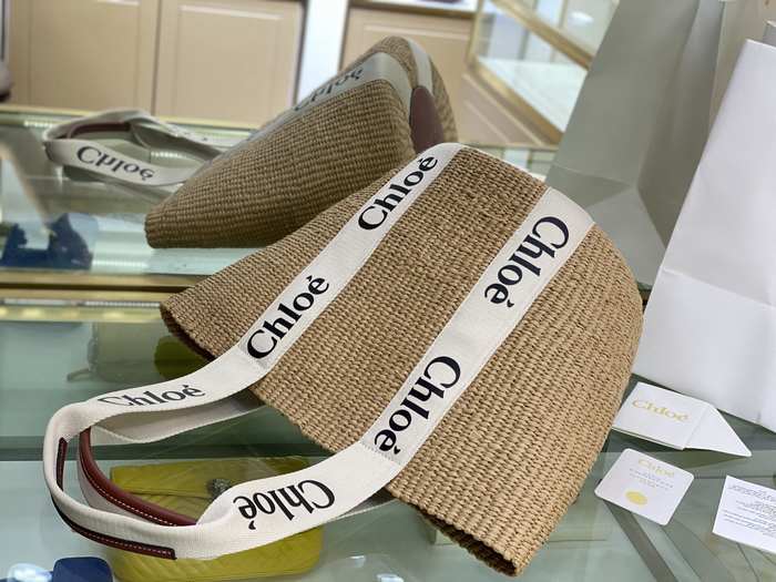 Chloe Tote with stylish design Beige 01A