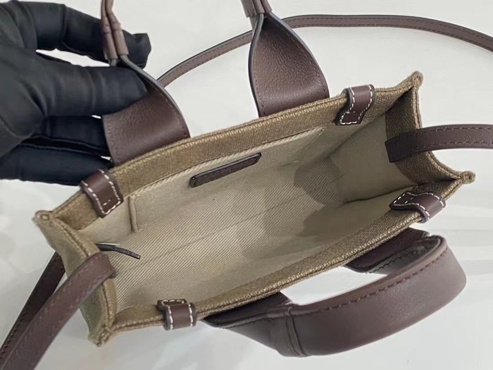 Chloe Tote with stylish traits Grey 01A