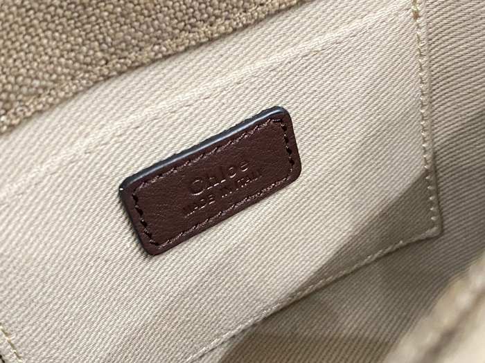 Chloe Tote with stylish traits Grey 01A