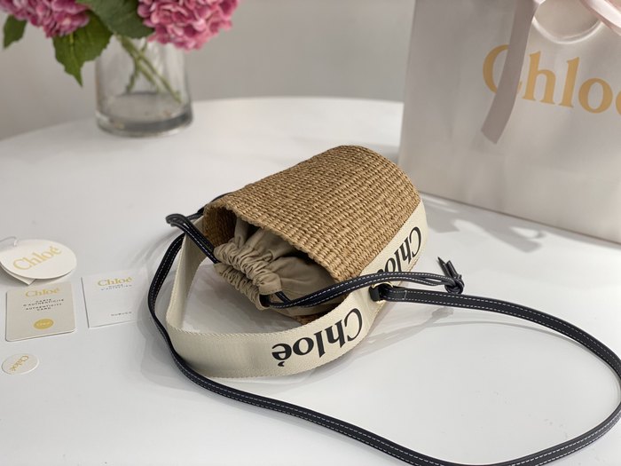 Chloe Woven Tote Beige 01A