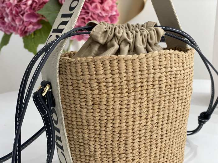 Chloe Woven Tote Beige 01A