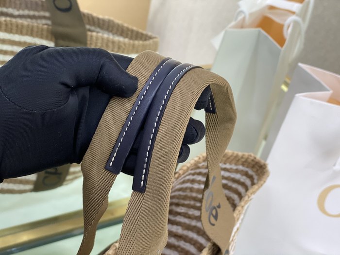 Chloe Woven Tote Tan 01A