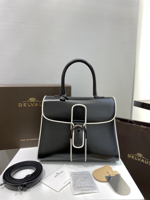 Delvaux Tote bag with elegant design Black 01A 2