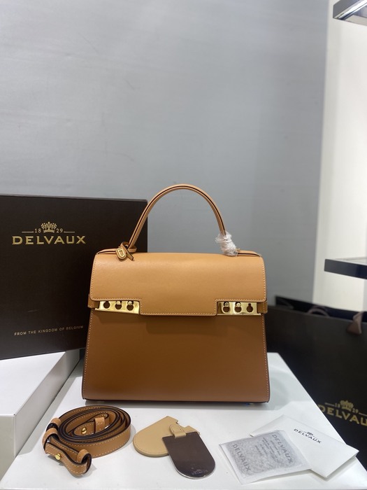 Delvaux Tote bag with elegant features Red 01A