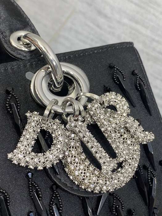 Dior Elegant Tote with luxury detailing Black 01A