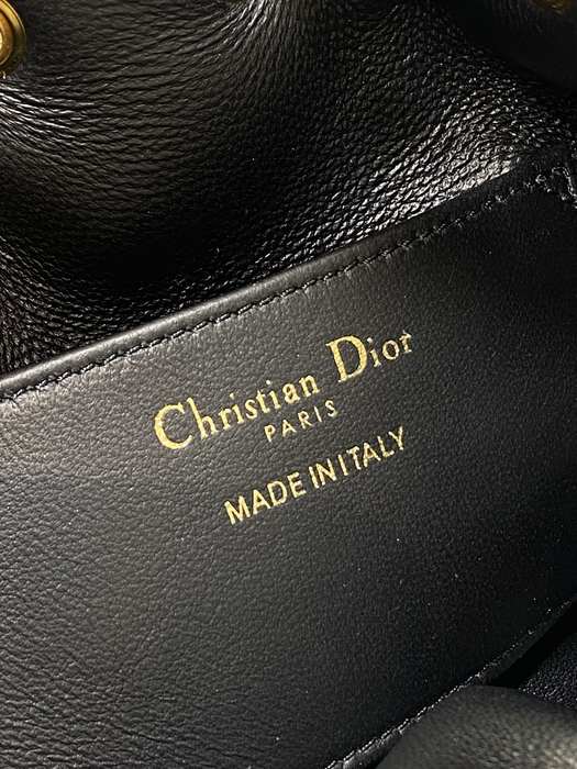 Dior Mini Tote with Quilted Design Black 01A