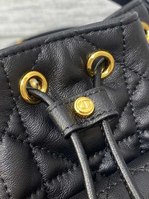 Dior Mini Tote with Quilted Design Black 01A