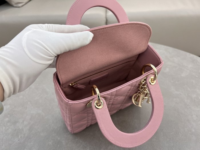 Dior Quilted Mini Tote Pink 01A