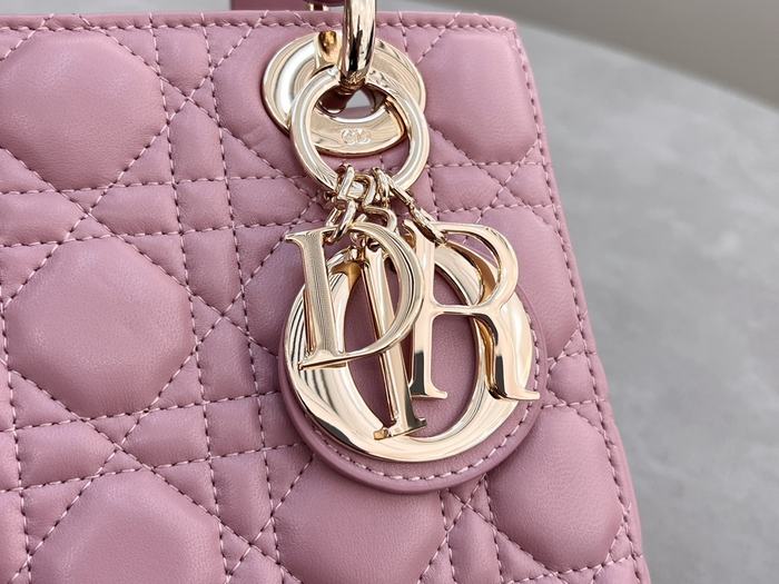 Dior Quilted Mini Tote Pink 01A