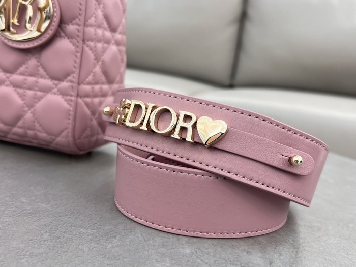 Dior Quilted Mini Tote Pink 01A