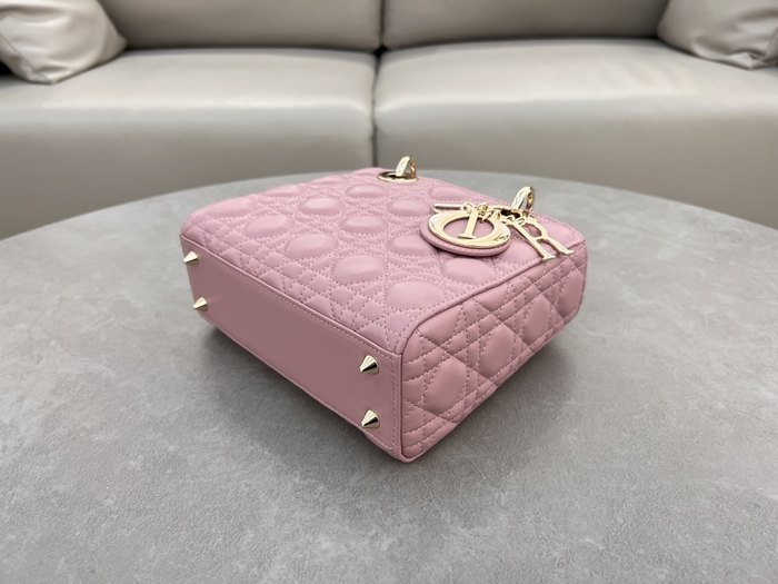Dior Quilted Mini Tote Pink 01A