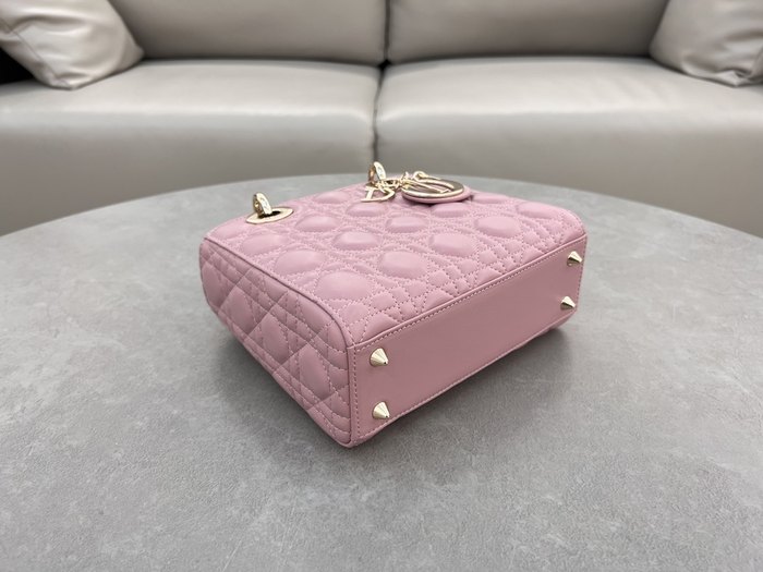 Dior Quilted Mini Tote Pink 01A