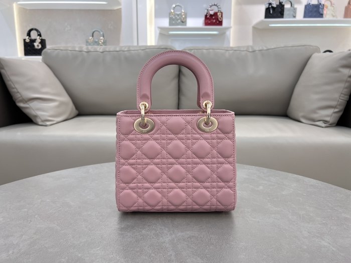 Dior Quilted Mini Tote Pink 01A