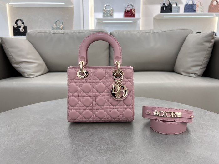 Dior Quilted Mini Tote Pink 01A