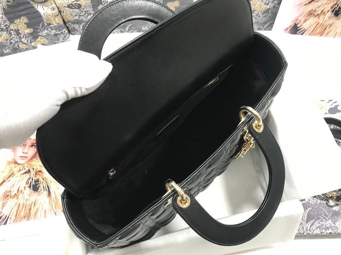 Dior Quilted Tote Black 01A