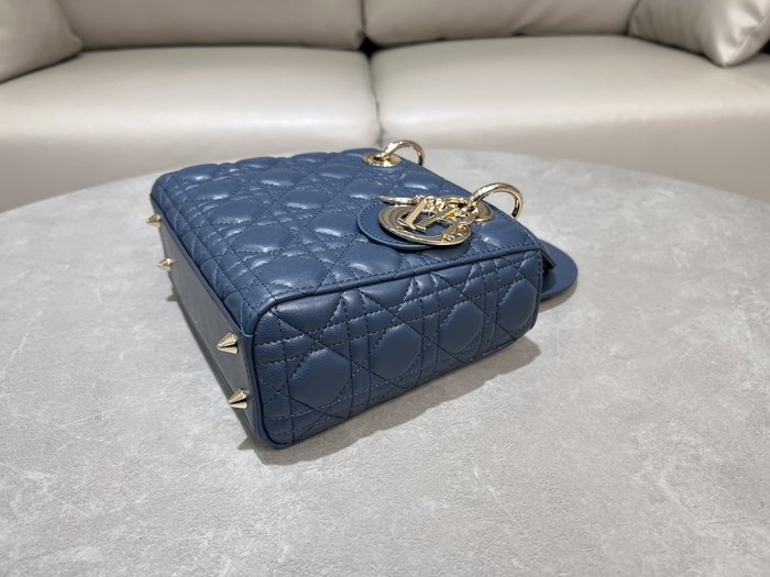Dior Quilted Tote Blue 01A 2
