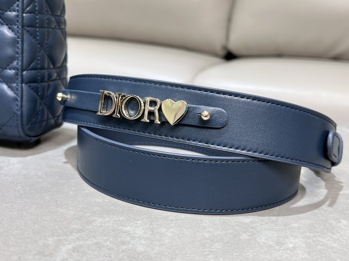 Dior Quilted Tote Blue 01A 2