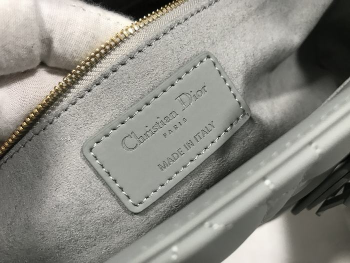 Dior Quilted Tote Grey 01A 3