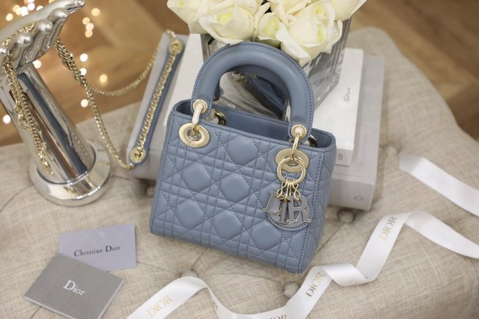 Dior Quilted Tote Grey 01A 4