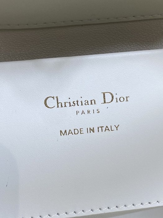 Dior Quilted Tote White 01A