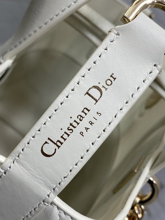 Dior Quilted Tote White 01A