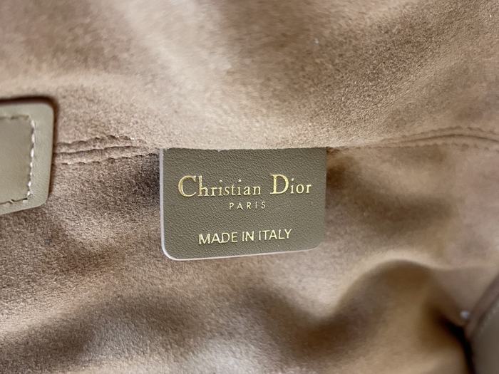 Dior Quilted Tote with elegant features Tan 01A